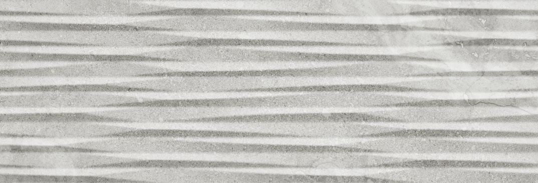 Wandfliese Inspired Silver 3D-Dekorfliese 30x90 cm