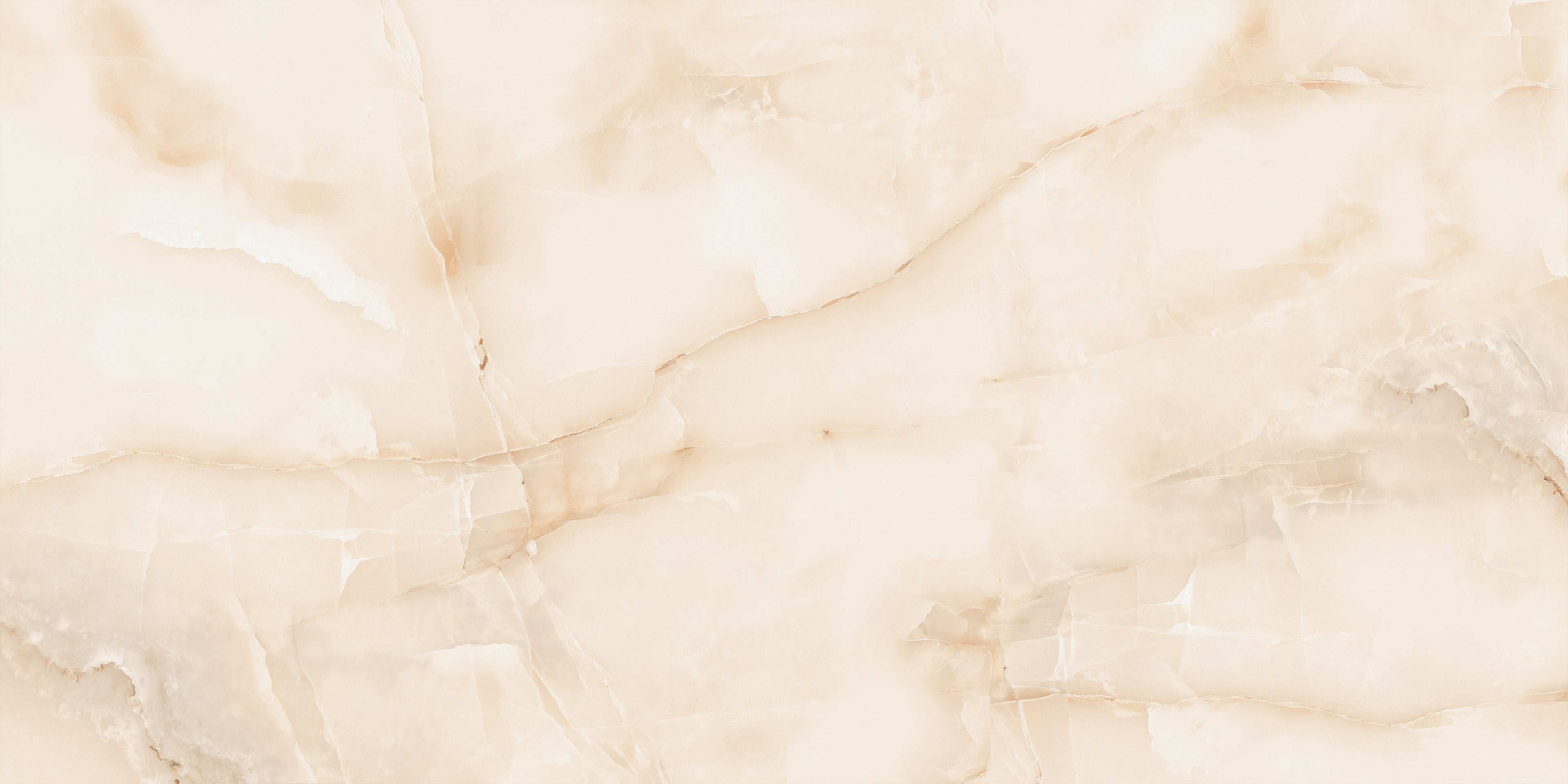 Bodenfliese Onyx Crema hochglanz 120x60 cm