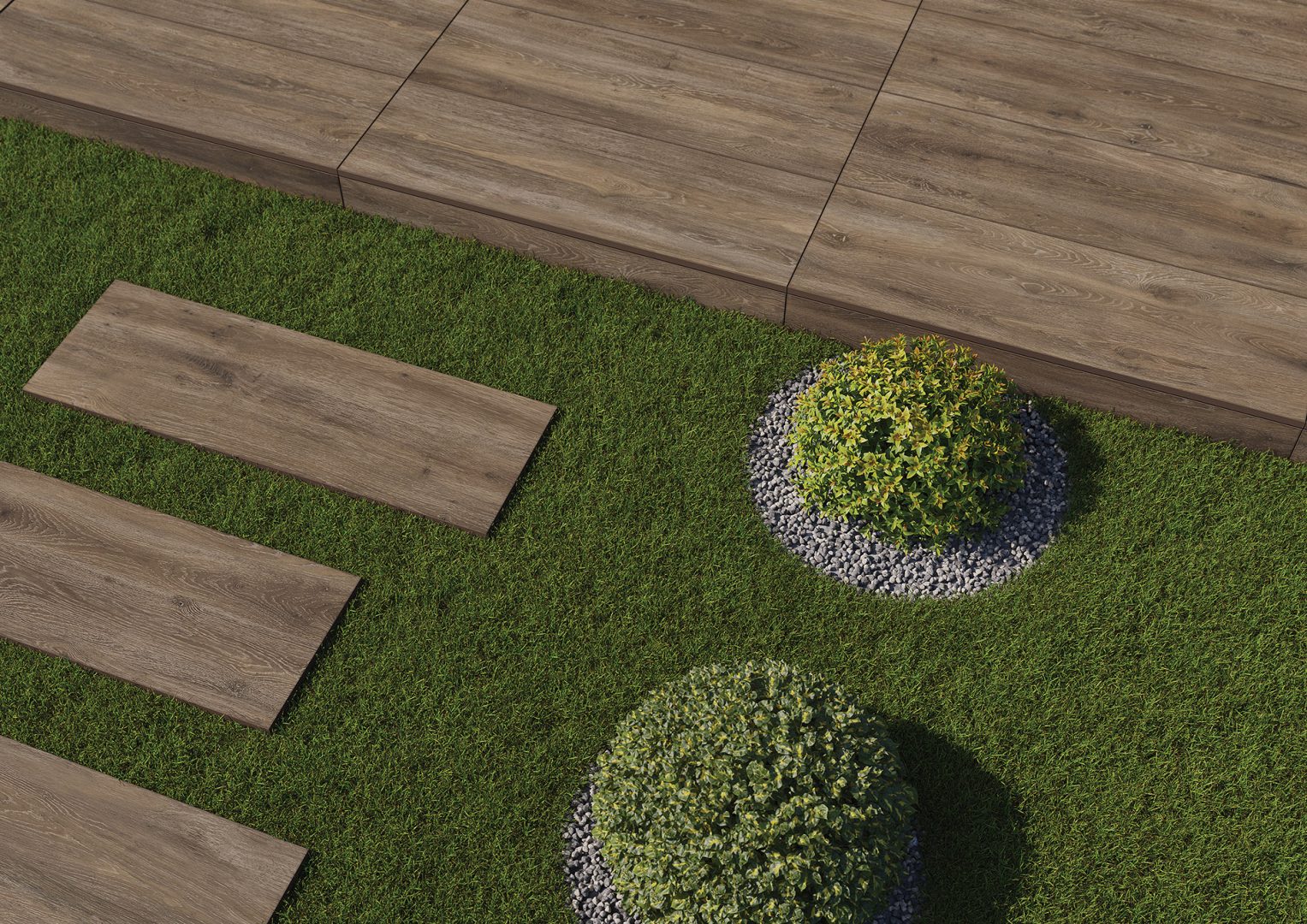 Terrassenplatte Tauro Braun 120x40x2 cm