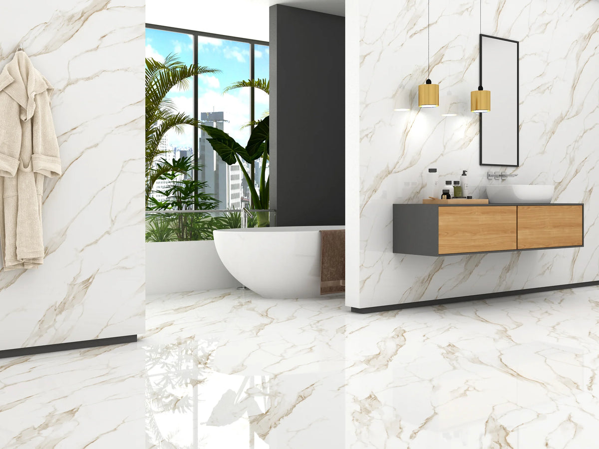 Bodenfliese Satvario Fancy Gold Poliert