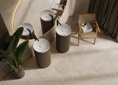 Bodenfliese Max Travertino Beige