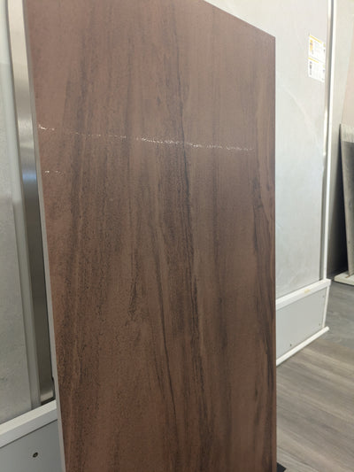Bodenfliese Holzoptik Oak dark brown Lapp. – Textur