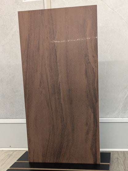 Bodenfliese Holzoptik Oak dark brown Lapp.