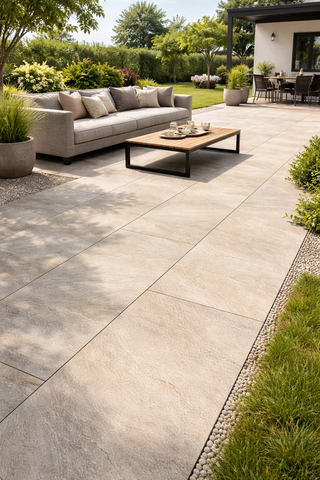 Terrassenplatte Piazza Sabbia 120x60x2 cm  – 1. Sorte