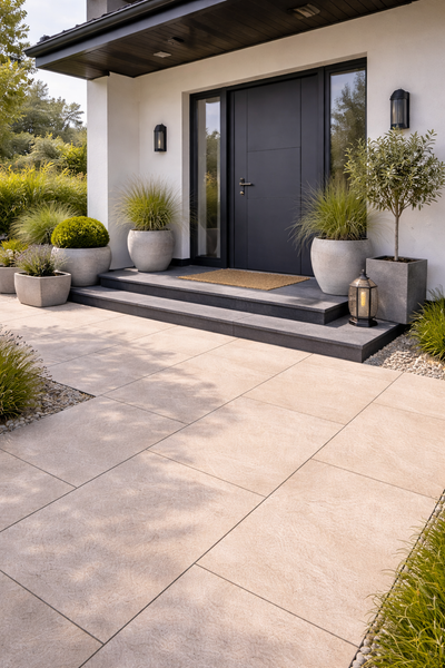 Terrassenplatte Piazza Beige 120x60x2 cm