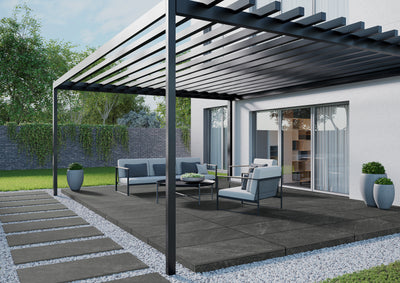 Terrassenplatte Testo Grafit 120x60x2 cm