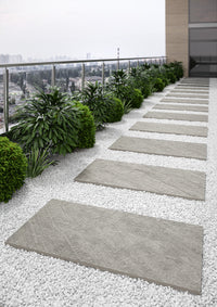 Terrassenplatte Testo Gris 120x60x2 cm