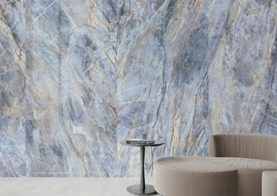 Bodenfliese Brazilian Quartzite Blau Polished