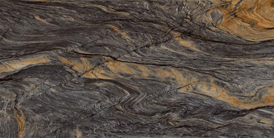 Bodenfliese Luxury nero hochglanz 120x60 cm – Textur