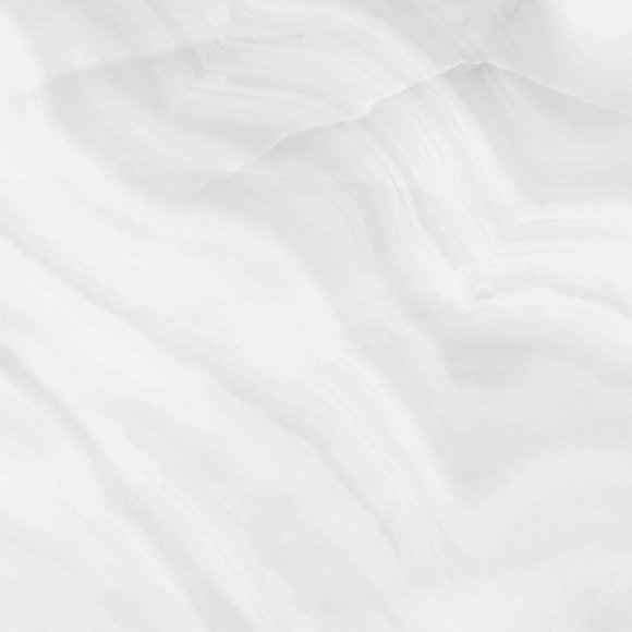 Musterfliese  Rodas white glänzend 60x60 cm Feinsteinzeug